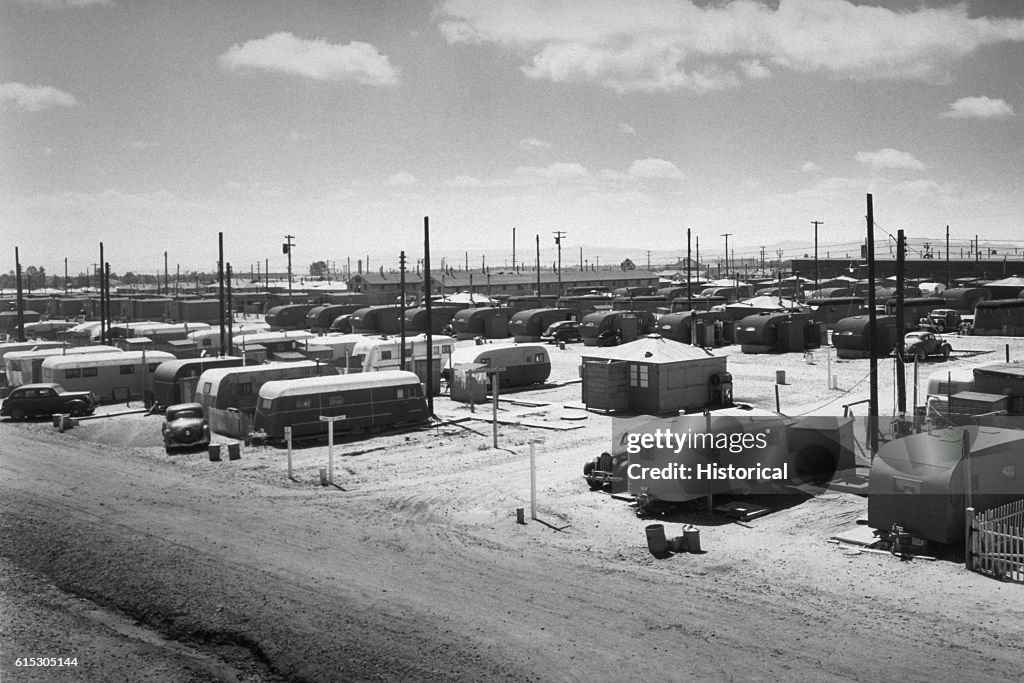 Trailer Housing Area at Los Alamos
