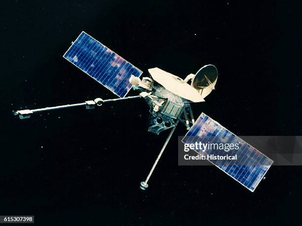 Mariner 10, an interplanetary space probe that was launched in November of 1973. It investigated the physical characteristics of Venus and Mercury....