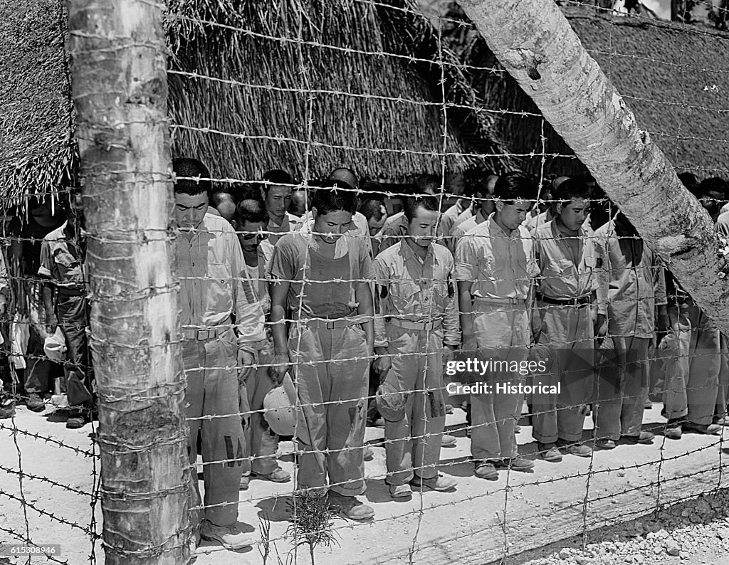 Japanese POWs Hear of Surrender