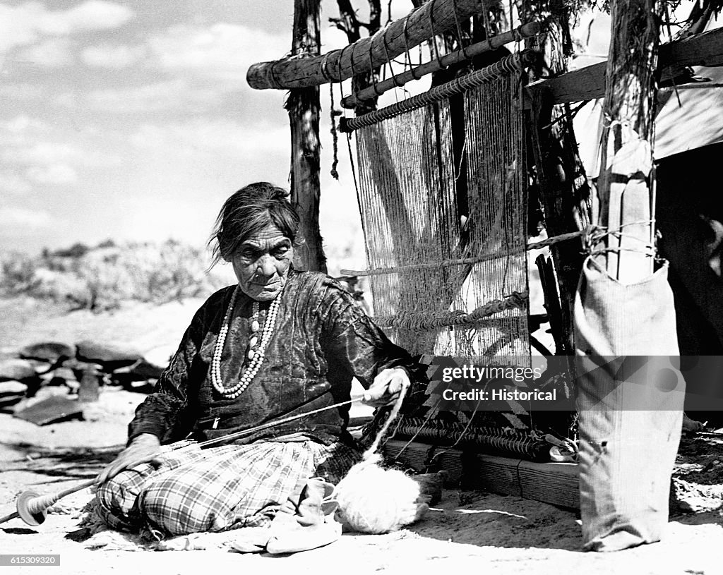 Navajo Weaver