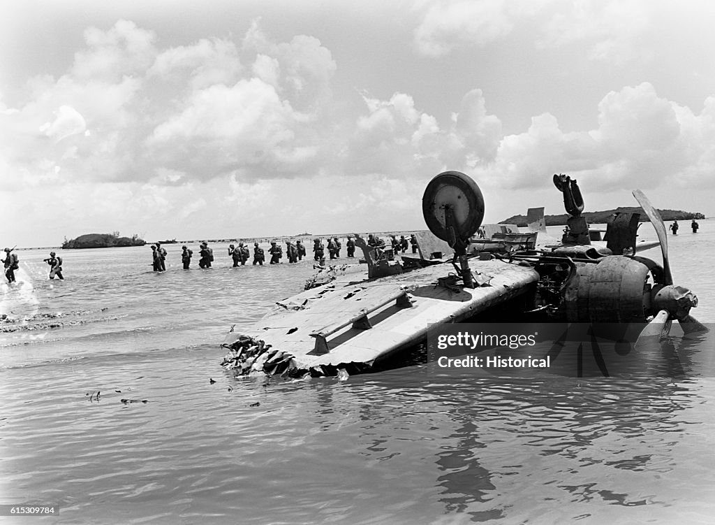 A Wrecked Japanese Plane on Guam