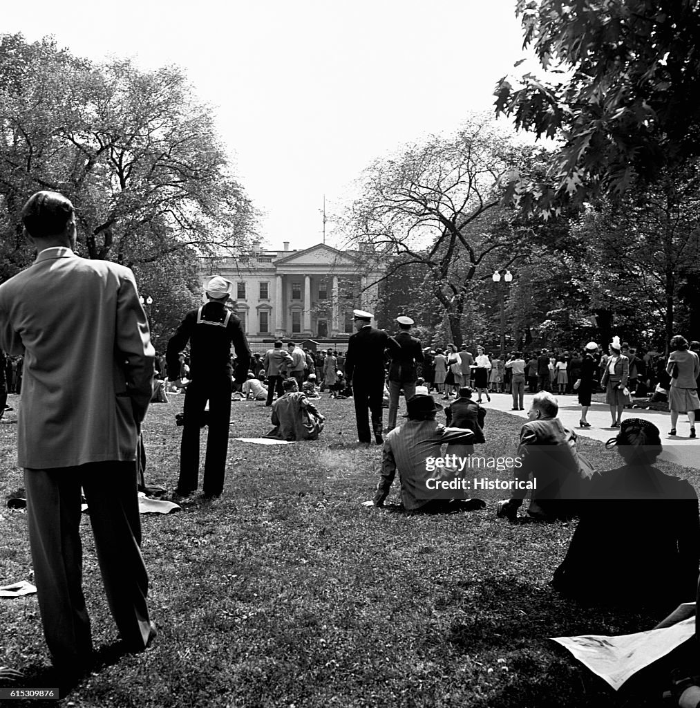 The White House on the Day of FDR's Death