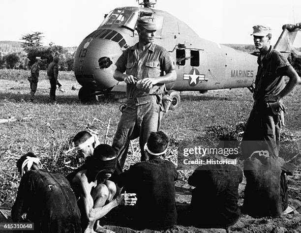 Operation Starlight, a U.S. Marine Corps search and destroy operation south of Chu Lai. Viet Cong casualties stood at 599 killed, six captured. Viet...