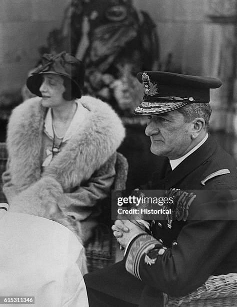 Miklos Horthy de Nagybanya, Regent of Hungary and ally of Nazi Germany.