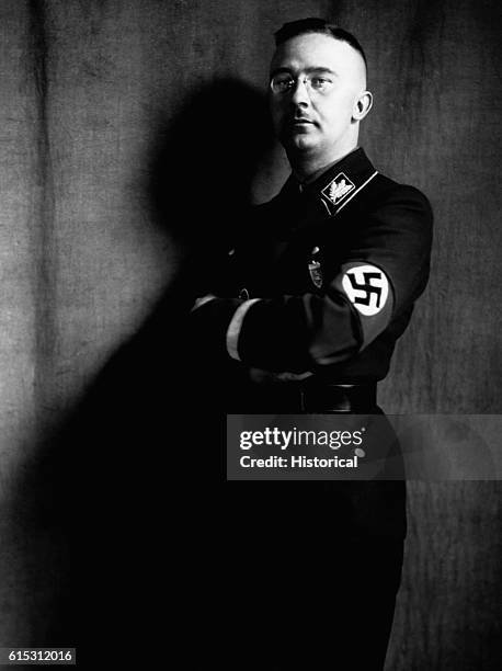 Heinrich Himmler, the leader of the Gestapo and the SS , Nazi Germany's secret police forces. He was the chief architect of Germany's genocidal...