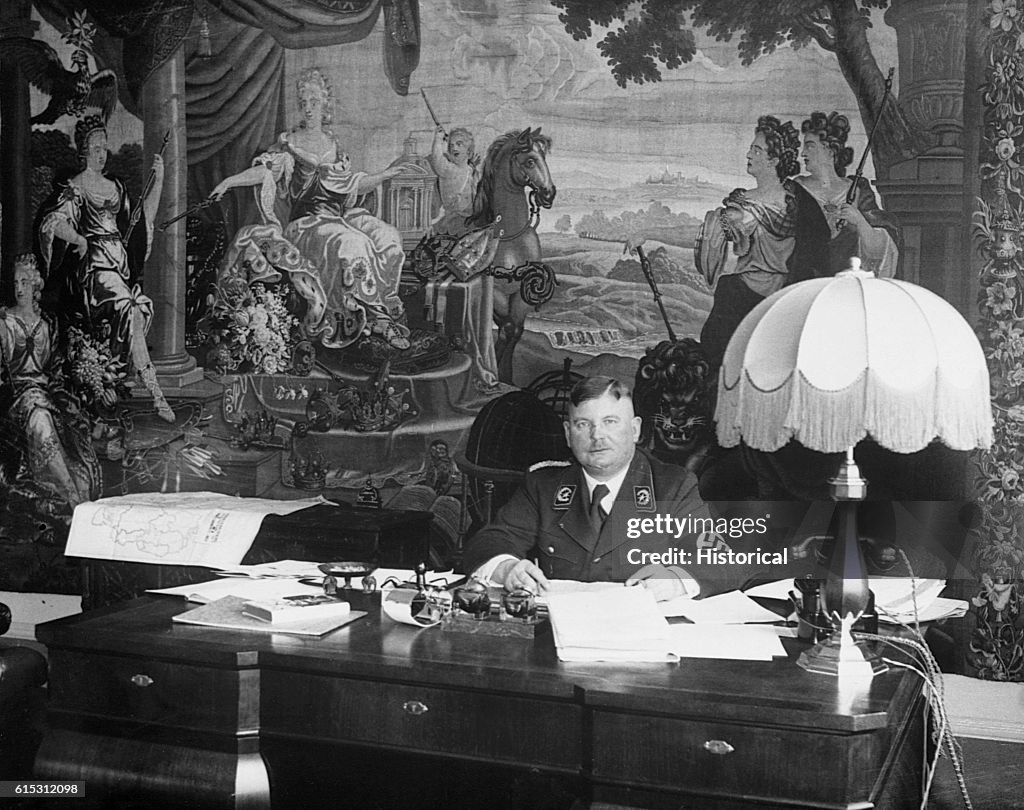 Ernt Roehm Ernst Roehm, the head of Hitler's Storm Troopers, the SA, in his ...