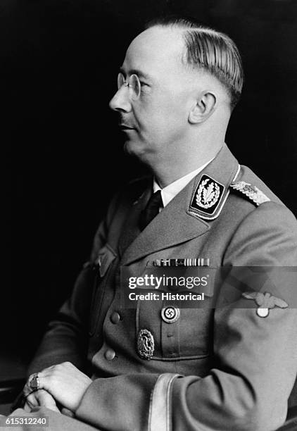 Heinrich Himmler, the leader of the Gestapo and the SS , Nazi Germany's secret police forces. He was the chief architect of Germany's genocidal...