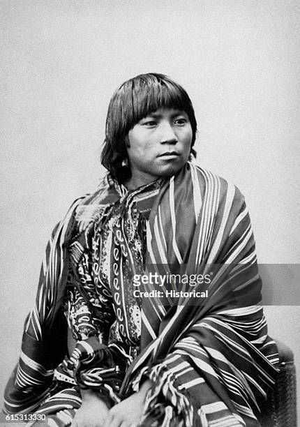 Daughter of Gap in the Salt, Comanche, 1872.