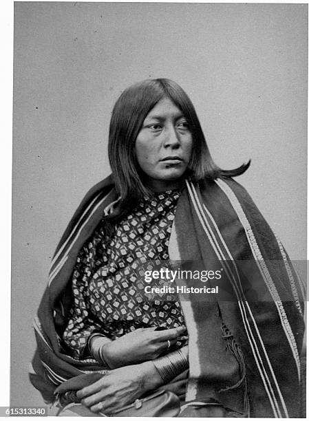 Wife of Cheevers, Comanche, Indian delegations, 1872.