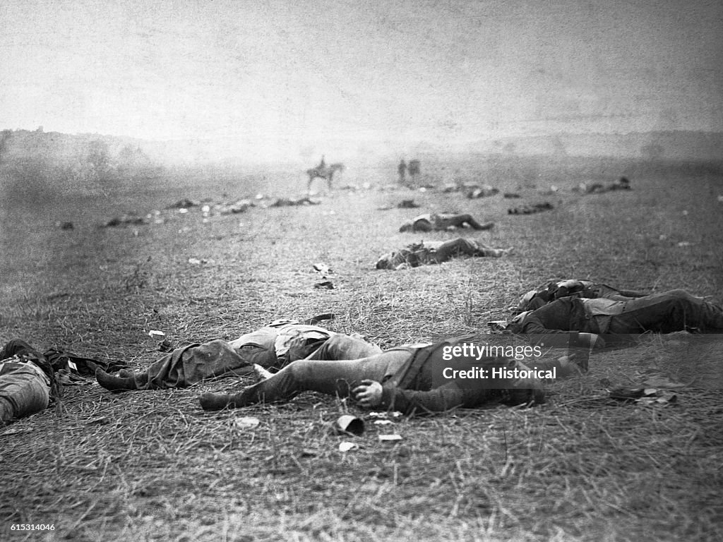 Casualties of War on the Field at Gettysburg