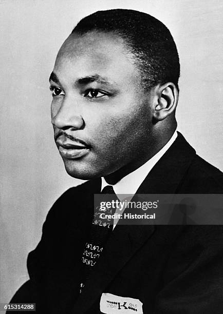 Portrait of civil rights leader Rev. Dr. Martin Luther King Jr.