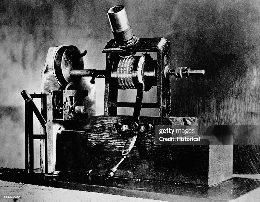 Edison Video Camera Thomas Edison built his first version of a motion picture camera in ...