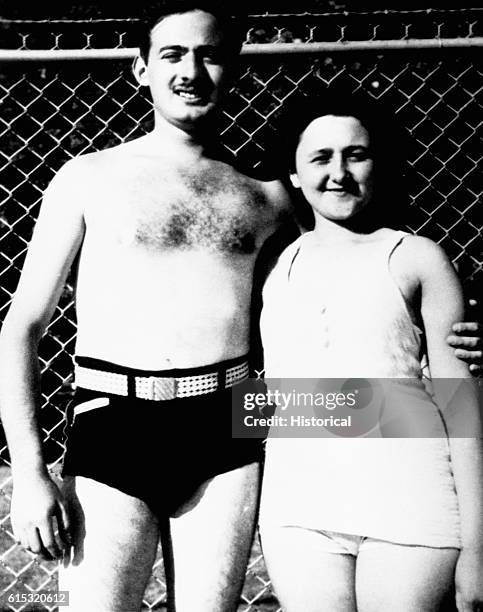 Julius and Ethel Rosenberg dressed in swimming attire. They were convicted of selling atomic secrets to the USSR in the early 1950s and on June 19,...