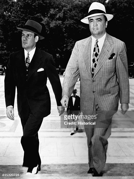 Edgar Hoover and Clyde A. Tolson. Hoover was the Director of the FBI from 1924-1972.