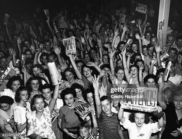 Americans Celebrating V-J Day