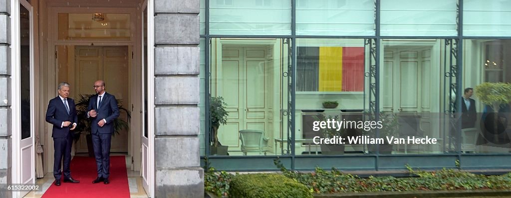 John Kerry meets Charles Michel