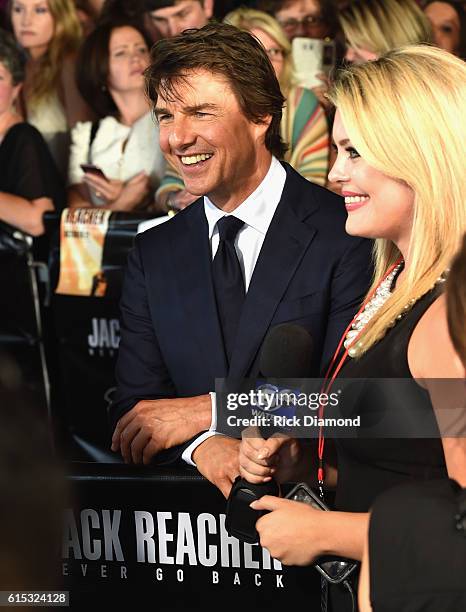 Tom Cruise attends "Jack Reacher: Never Go Back" Variety - The Children's Charity Of Eastern Tennessee Benefit Screeningon October 17, 2016 in...