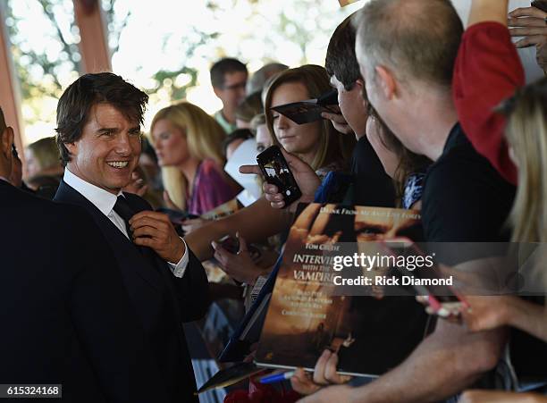 Tom Cruise meets fans at "Jack Reacher: Never Go Back" Variety - The Children's Charity Of Eastern Tennessee Benefit Screeningon October 17, 2016 in...