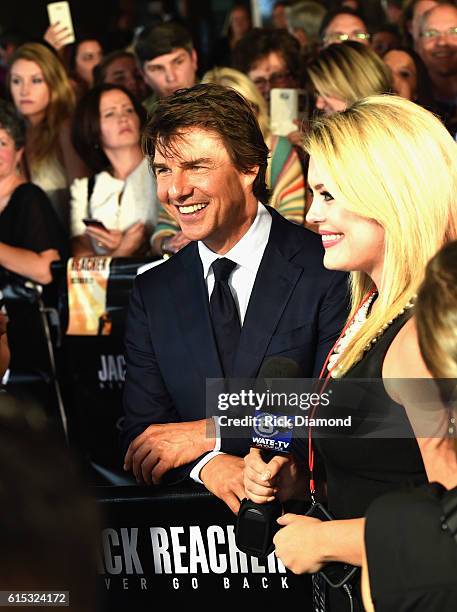 Tom Cruise attends "Jack Reacher: Never Go Back" Variety - The Children's Charity Of Eastern Tennessee Benefit Screeningon October 17, 2016 in...