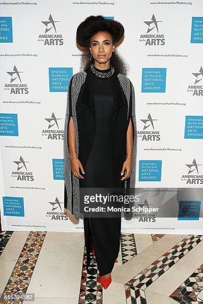 Musician Esperanza Spalding attends the 2016 National Arts Awards at Cipriani 42nd Street on October 17, 2016 in New York City.