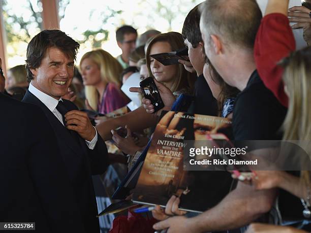 Tom Cruise meets fans at "Jack Reacher: Never Go Back" Variety - The Children's Charity Of Eastern Tennessee Benefit Screeningon October 17, 2016 in...