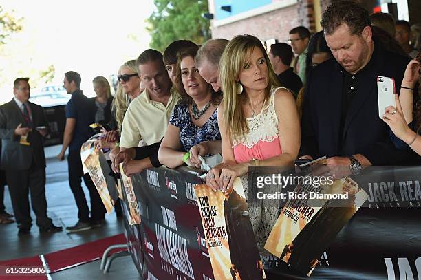 General view "Jack Reacher: Never Go Back" Variety - The Children's Charity Of Eastern Tennessee Benefit Screeningon October 17, 2016 in Knoxville,...