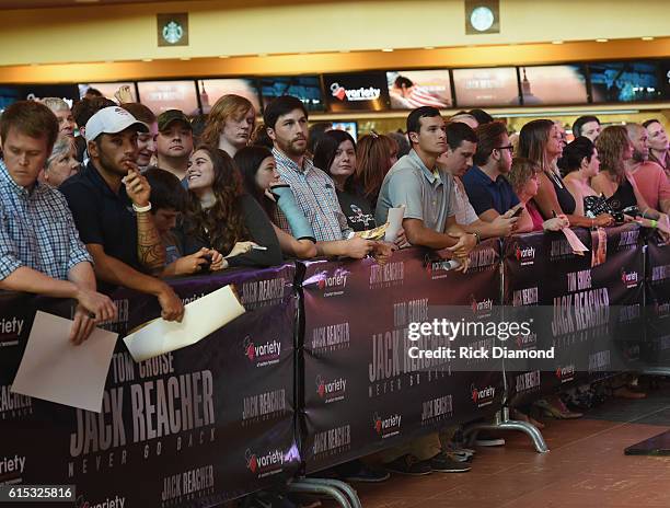 General view "Jack Reacher: Never Go Back" Variety - The Children's Charity Of Eastern Tennessee Benefit Screeningon October 17, 2016 in Knoxville,...