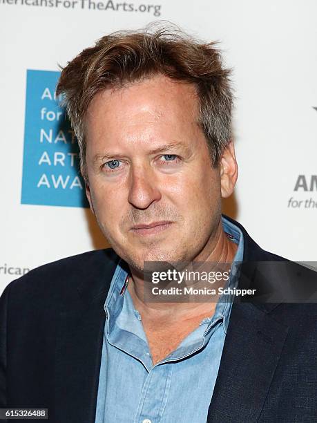 Doug Aitken attends the 2016 National Arts Awards at Cipriani 42nd Street on October 17, 2016 in New York City.