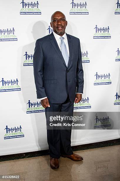 Colvin Grannum, President & CEO of Bedford Stuyvesant Resoration Corpation, attends the 2016 Bedford Stuyvesant Restoration Corporation Restore...