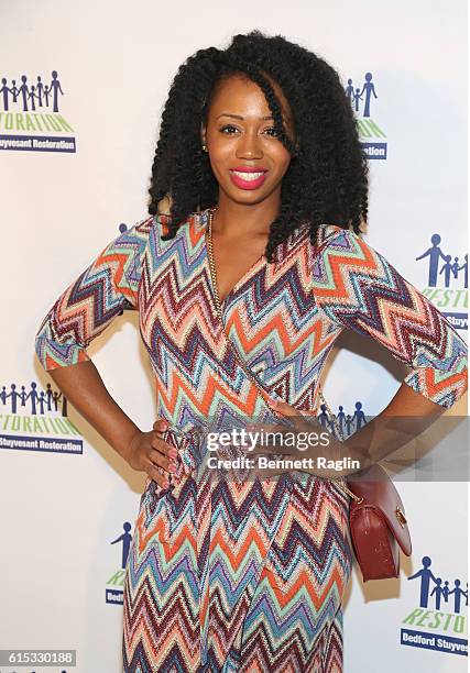 Actress Lekethia Dalcoe attends the 2016 Bedford Stuyvesant Restoration Corporation Restore Brooklyn Benefit at The Plaza Hotel on October 17, 2016...