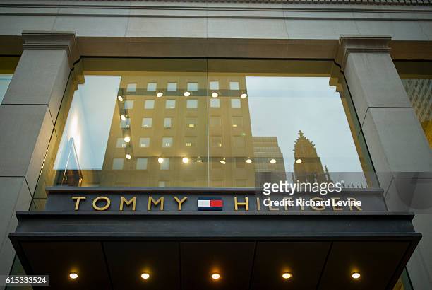 The Tommy Hilfiger flagship store on Fifth Avenue in New York is seen on Monday, March 15, 2010. The G-III Apparel Group, owner of brands such as...