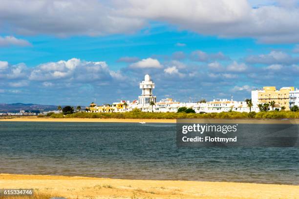 isla cristina landscape - huelva province stock pictures, royalty-free photos & images