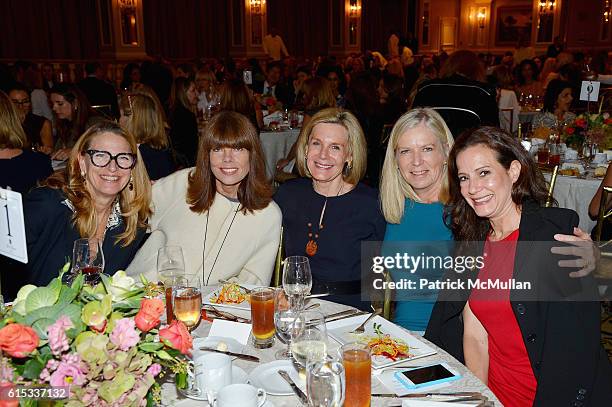 Guest, Pam Taylor, Cathy Rasenberger, Pippa Gerard and Jan Bohrer attend the Lung Cancer Research Foundation's Eleventh Annual Lung Cancer Awareness...