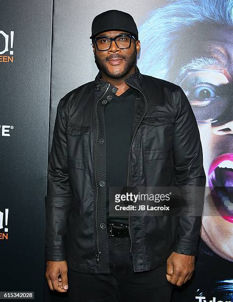 Tyler Perry attends the premiere of Lionsgate's 'Boo! A Madea Halloween' on October 17, 2016 in Hollywood, California.