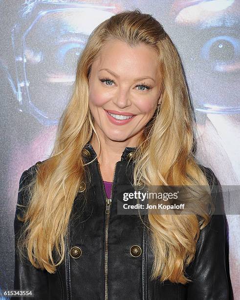 Actress Charlotte Ross arrives at the Los Angeles Premiere "Boo! A Madea Halloween" at ArcLight Cinemas Cinerama Dome on October 17, 2016 in...