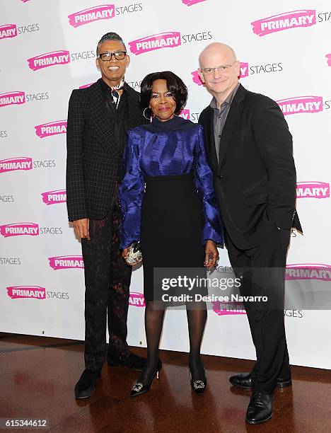 Michael, Cicely Tyson and Michael Wilson attend Primary Stages 2016 Gala at 538 Park Avenue on October 17, 2016 in New York City.