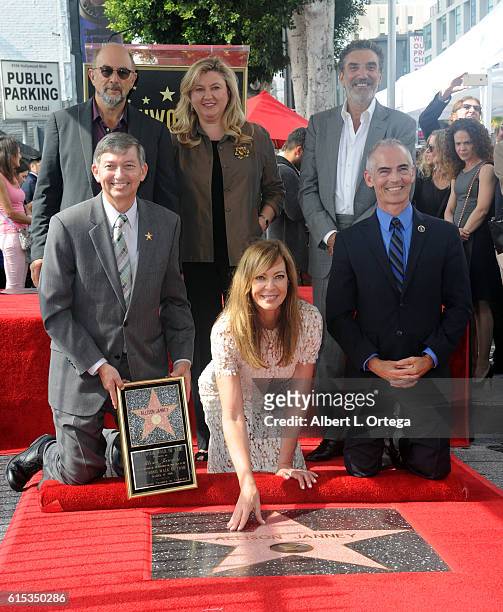 Allison Janney Honored With Star On The Hollywood Walk Of Fame on October 17, 2016 in Hollywood, California.