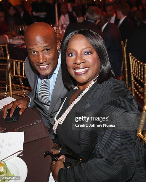 Kenny Leon and LaTonya Richardson Jackson attend 2016 Restore Brooklyn Annual Benefit Gala at The Plaza Hotel on October 17, 2016 in New York City.