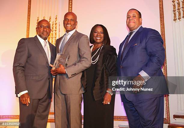 Kenny Leon and Latonya Richardson Jackson attend 2016 Restore Brooklyn Annual Benefit Gala at The Plaza Hotel on October 17, 2016 in New York City.