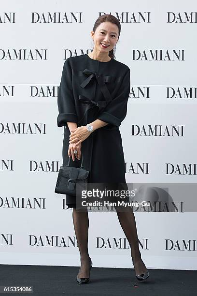 South Korean actress Kim Hee-Ae attends the photocall for "DAMIANI" on October 18, 2016 in Seoul, South Korea.