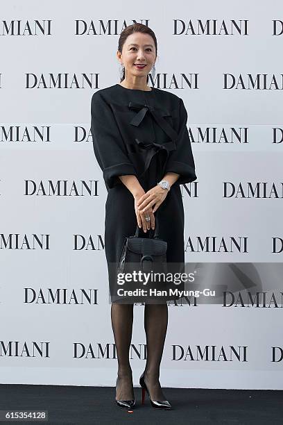 South Korean actress Kim Hee-Ae attends the photocall for "DAMIANI" on October 18, 2016 in Seoul, South Korea.