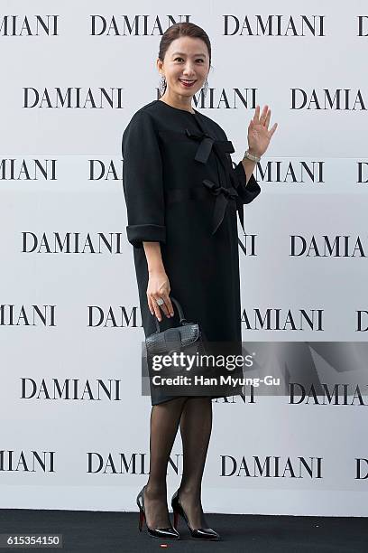 South Korean actress Kim Hee-Ae attends the photocall for "DAMIANI" on October 18, 2016 in Seoul, South Korea.