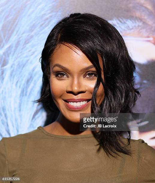 Crystle Stewart attends the premiere of Lionsgate's 'Boo! A Madea Halloween' on October 17, 2016 in Hollywood, California.