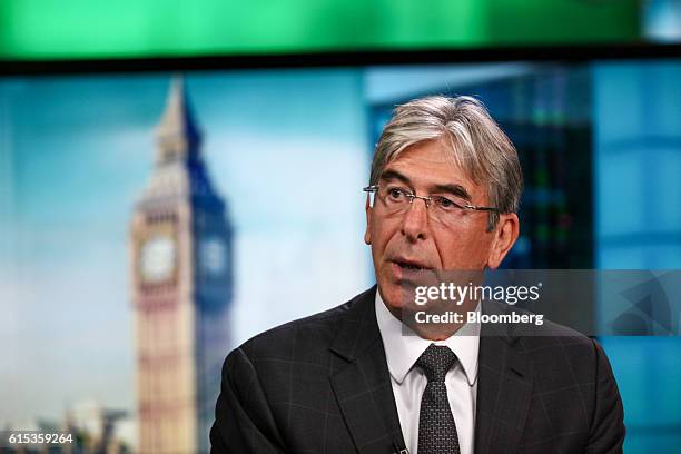 Michael Ward, managing director of Harrods Ltd., speaks during a Bloomberg Television interview in London, U.K., on Tuesday, Oct. 18, 2016. By voting...