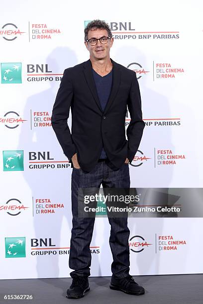 Director Francesco Patierno attends a photocall for 'Naples '44' during the 11th Rome Film Festival at Auditorium Parco Della Musica on October 18,...