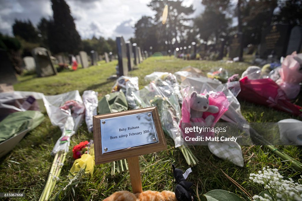 People Gather To Mourn Baby Girl Found On An Oxford Footpath