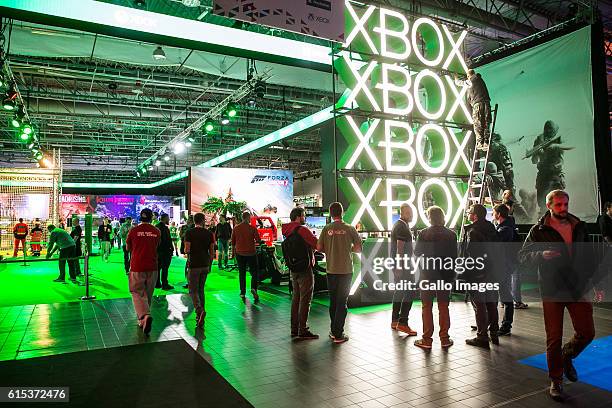 Xbox zone during the T-Mobile Warsaw Games Week on October 13, 2016 at EXPO XXI Exhibition Hall in Warsaw, Poland. WGW is a gaming event, where the...
