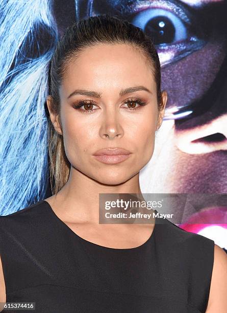 Actress Zulay Henao attends the premiere of Lionsgate's 'Boo! A Madea Halloween' at the ArcLight Cinerama Dome on October 17, 2016 in Hollywood,...