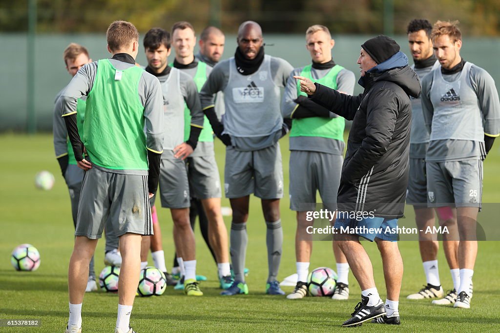 West Bromwich Albion Training Session