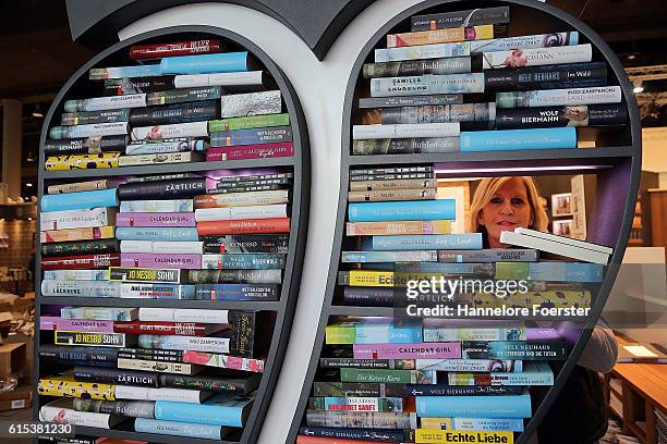 General view at the 2016 Frankfurt Book Fair on October 18, 2016 in Frankfurt am Main, Germany. The 2016 fair, which is among the world's largest...